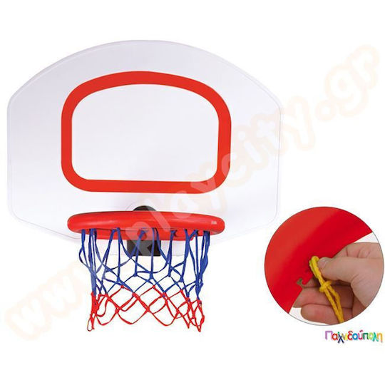 Playcity Παιδική Μπασκέτα Εξωτερικού και Εσωτερικού Χώρου Τοίχου με Μπάλα