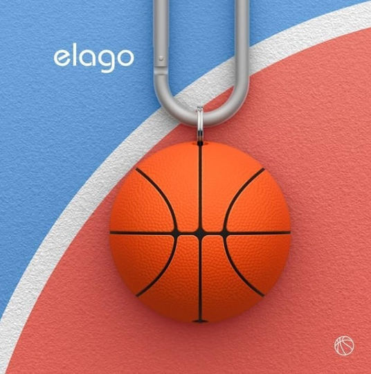 Elago Case Silicone for AirTag in Orange color