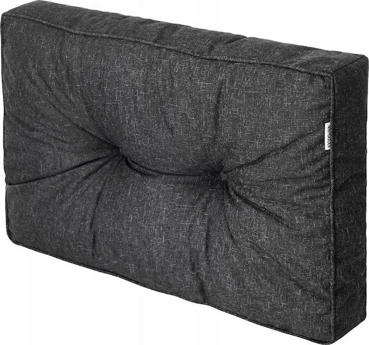 Garden Chair Cushion with Backrest Black