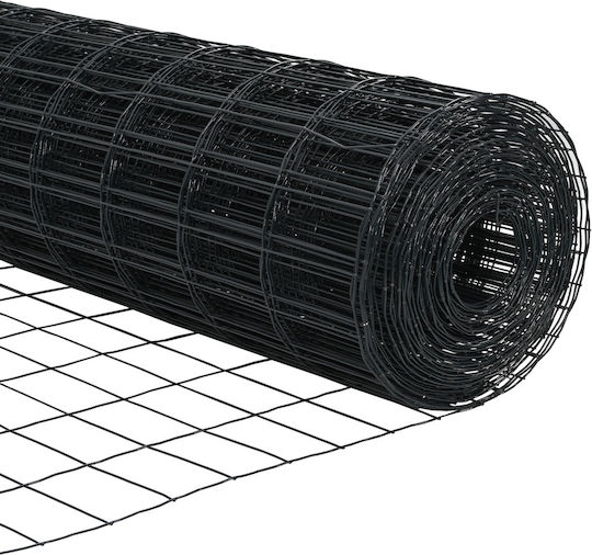 European Grey Fence 0.6x25 M Iron
