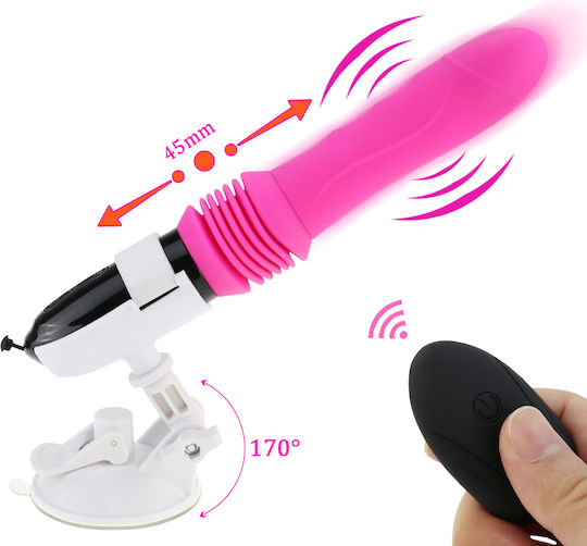 Thrusting Vibrator Function Wireless Pink