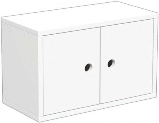 Детски Рафт За Стена Бежов 60x30x36см
