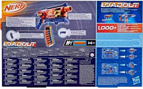 Jucării Nerf Lansator Loadout Shadowspeed Recon Loadout pentru 8+ Ani