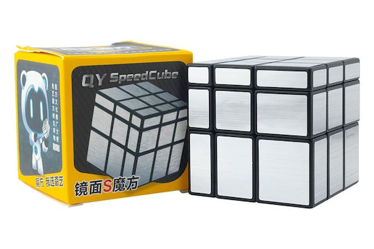 Qiyi Mirror Куб за Скорост 3x3 Silver QYR002 1бр