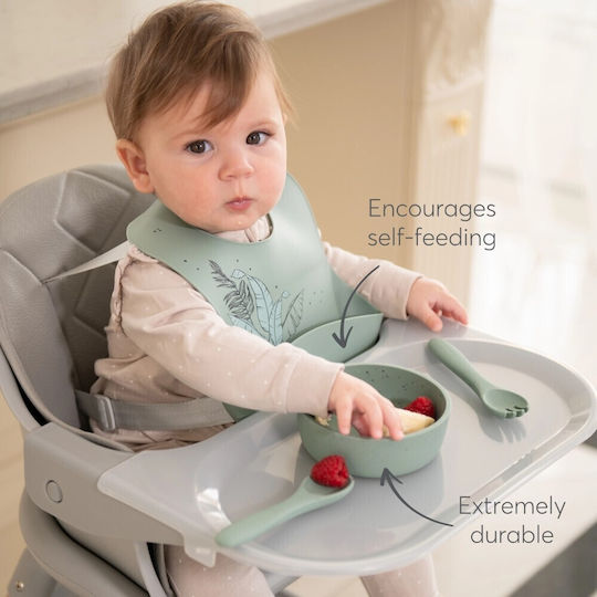 Kikka Boo Baby Food Bowl Platinum made of Silicone Pink