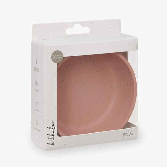 Kikka Boo Baby Food Bowl Platinum made of Silicone Pink