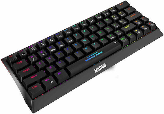 Marvo Hecate 61WR Wireless Gaming Mechanical Keyboard 60% with RGB lighting (English US)