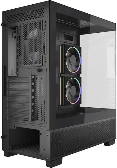 Gembird CCC-FC-X550 Midi Tower Компютърна Кутия Черна
