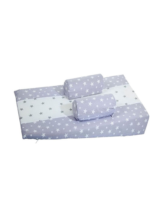 Bebekevi Stars Baby Reflux Wedge Ciel 42x65cm