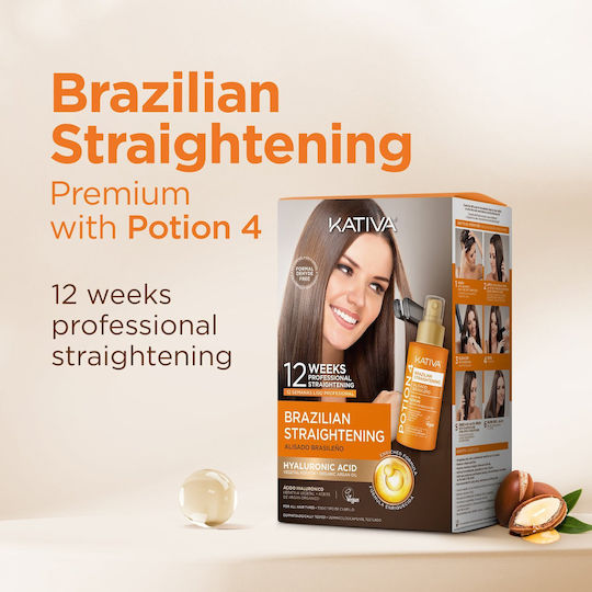 Hair Growth Serum Cream Kativa Brazilian Keratin Straightening