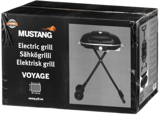 Mustang With Legs Electric Grill Aluminium 2400W 54cmx32cmcm