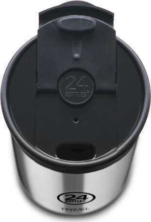 24Bottles Travel Tumbler Glass Thermos Stainless Steel BPA Free 600ml Brown