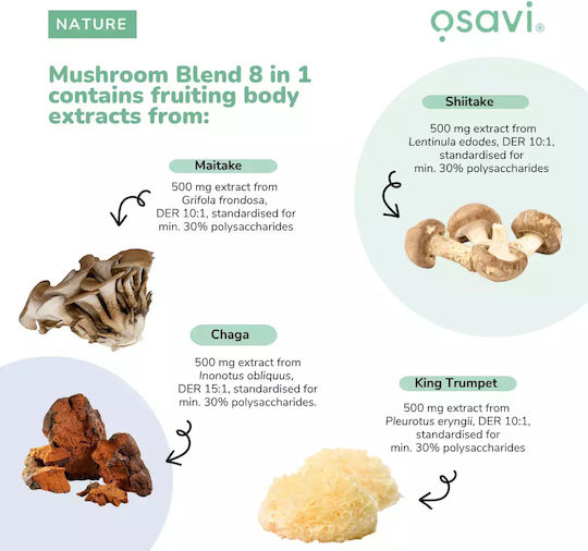 Osavi Mushroom Blend 8 in 1 200gr