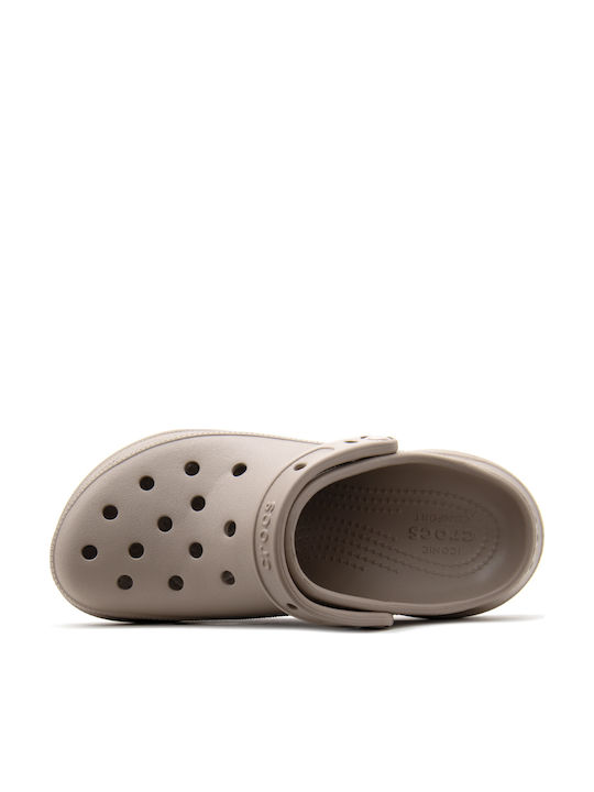Crocs Bae Damen Clogs Braun