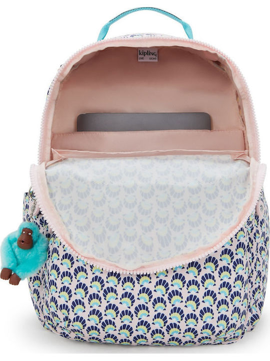 Kipling Seoul Τσάντα Πλάτης για Laptop 15" Πολύχρωμη