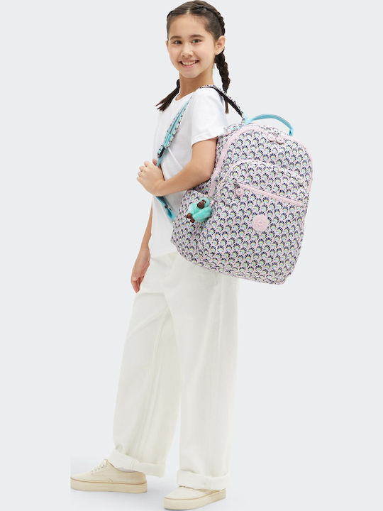 Kipling Seoul Τσάντα Πλάτης για Laptop 15" Πολύχρωμη