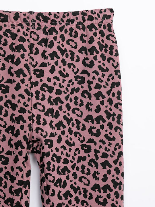 Kinder Leggings Lang Braun