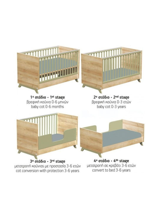 Casababy Set Mobilier Pentru Camera Bebelușului Rio Pat & Comodă
