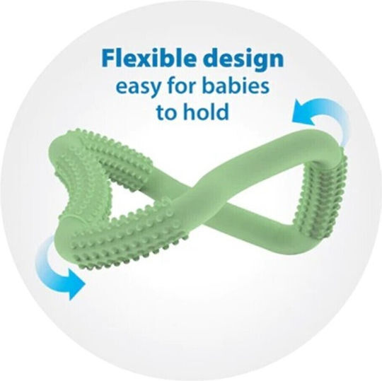 Dr. Brown's Teething Ring made of Silicone for 3 m+ Green