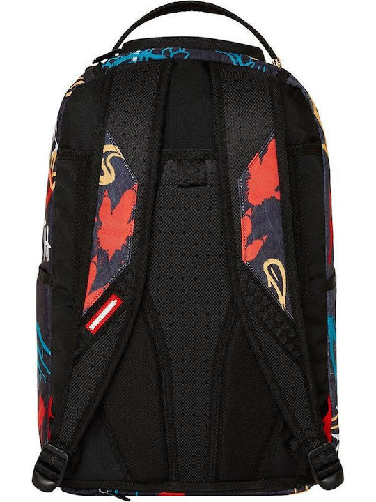 Sprayground DLXR Ученическа Раница Многоцветна с Джоб за Бутилка