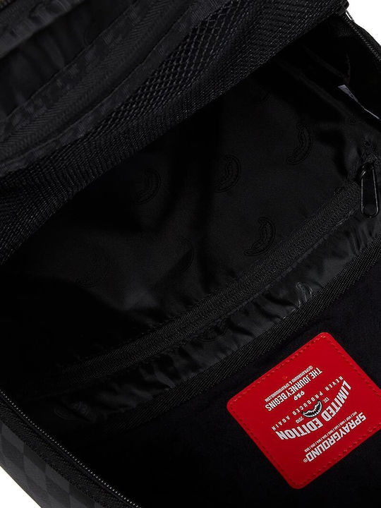 Sprayground Astromane Stuck Σχολική Τσάντα Πλάτης Καφέ με Θήκη για Παγούρι