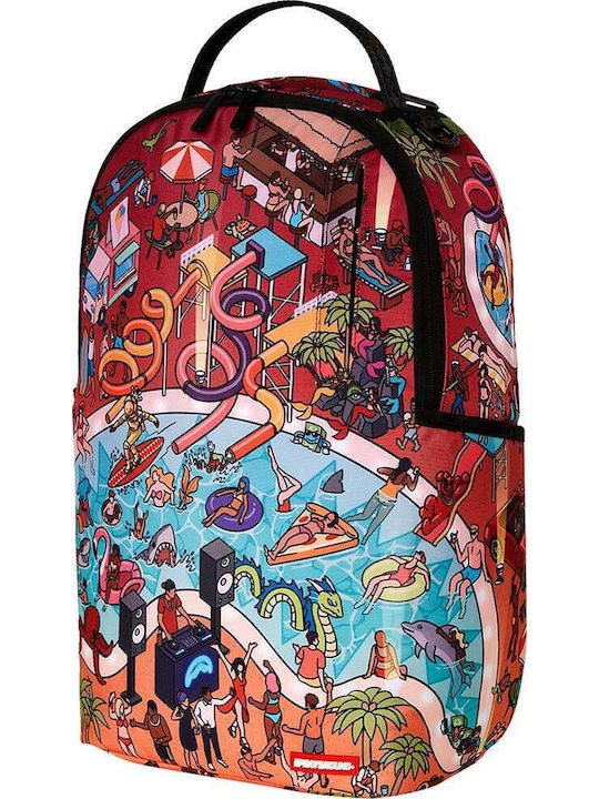 Sprayground DLXR Schulranzen Rucksack für Junior High-High School mit Flaschenhalter Mehrfarbig 29 x 15 x 45cm