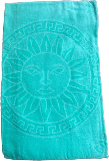 Beach Towel Cotton Green 170x100cm.