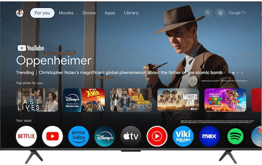 TCL Smart Televizor 55" 4K UHD QLED 55T8C HDR (2025)