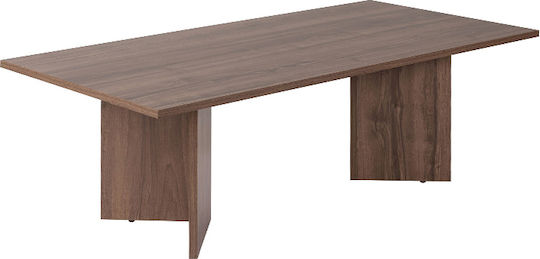 Rectangular Central Coffee Table Sabin Wooden Walnut W119xD60xH40cm