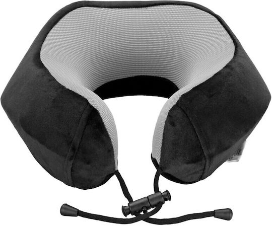 Lampa Μαξιλαράκι Ταξιδίου Μαξιλαράκι Memory Foam Μαύρο