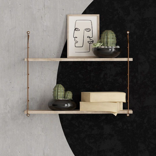Shelf Wall Armoni 72x20x58cm Sacramento Oak Shelf Wall Armoni 72x20x58cm Sacramento Oak