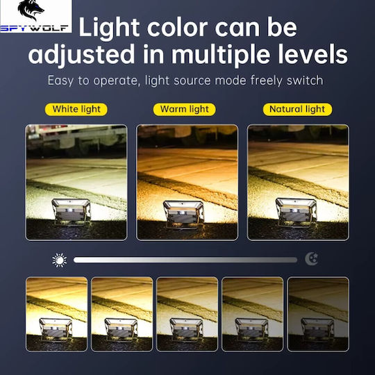 Spywolf Προβολέας LED 50W Θερμό Λευκό