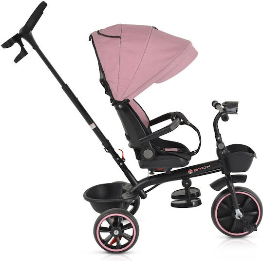 Byox Summer Convertible with Parental Handle for 12 Months Pink