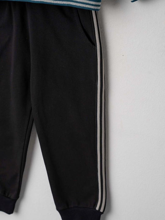 Kids Sweatpants Set Petrol Blue 2pcs
