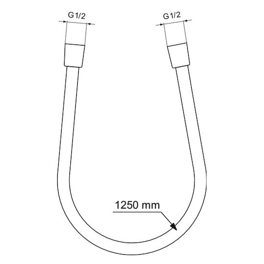 Σπιράλ Ideal Standard Idealflex Be125a5 Γκρι Ματ Magnetic Grey