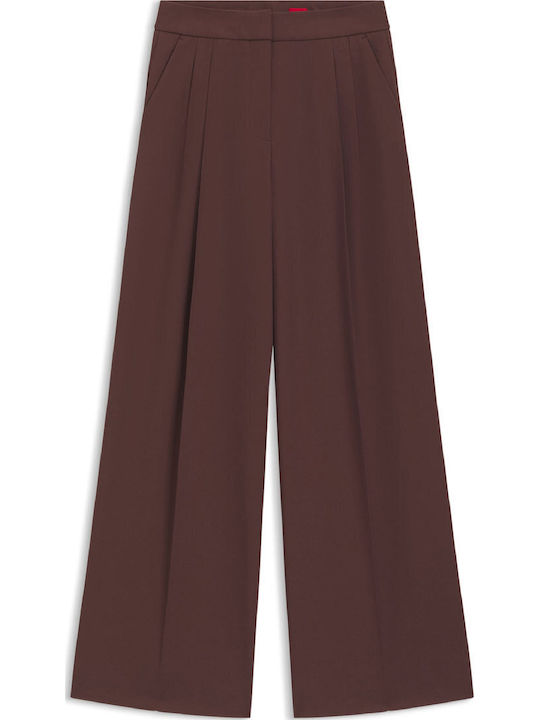 Horesa Γυναικείο Υφασμάτινο Παντελόνι Brown