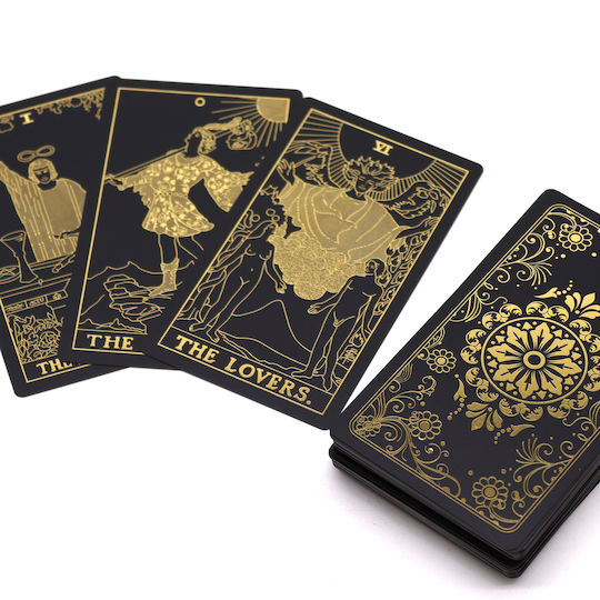 Goldenes Tarotkarten-Set Buch – Geschenkbox