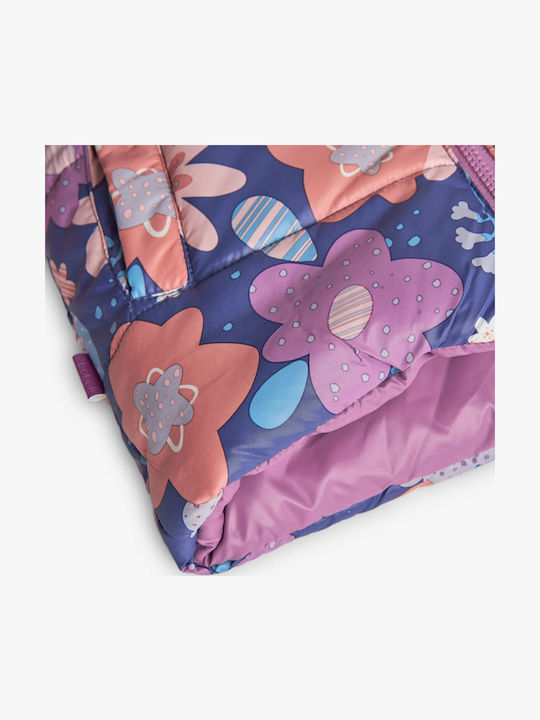 Kids' Casual Jacket Double Sided with Hood Multicolour