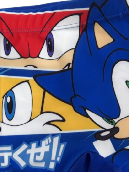 Sega Sonic The Hedgehog Kids Swimwear Swim Shorts Blue