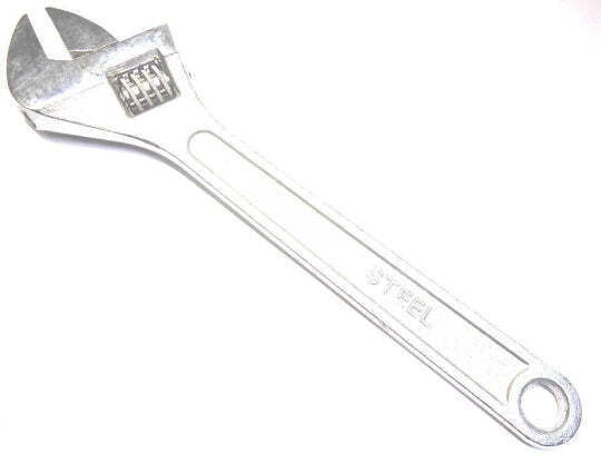 Adjustable Wrench Length 250mm 10" Steel Large Spanner
