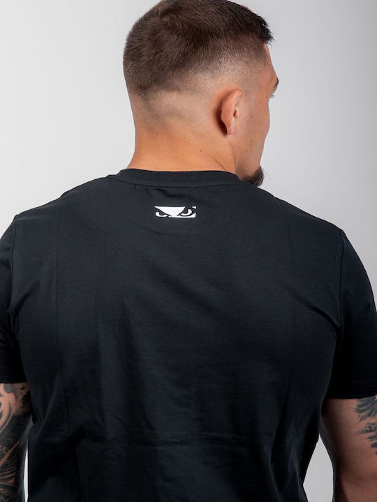 Bad Boy Short Sleeve Shirt BB-000018-100 for Muay Thai Black
