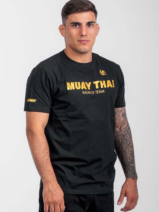 Bad Boy Short Sleeve Shirt BB-000022-105 for Muay Thai Black