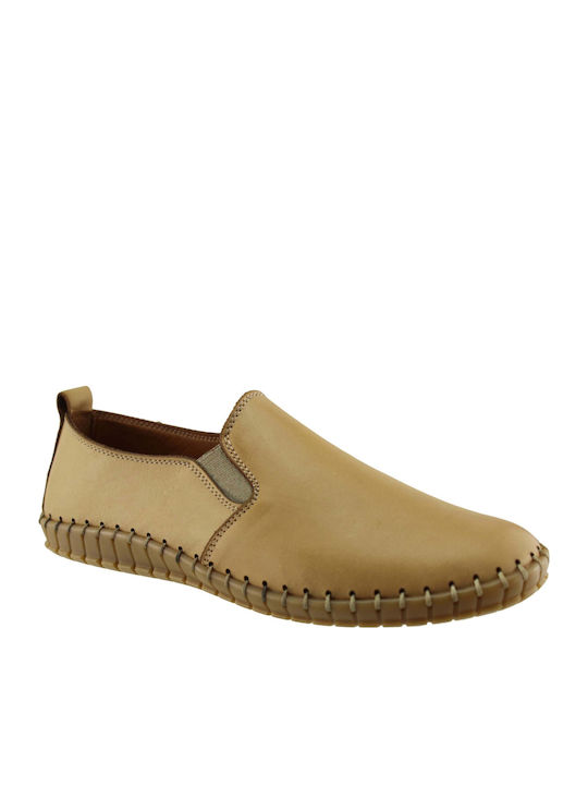 Дамски Slip-On Кожени Кафяви