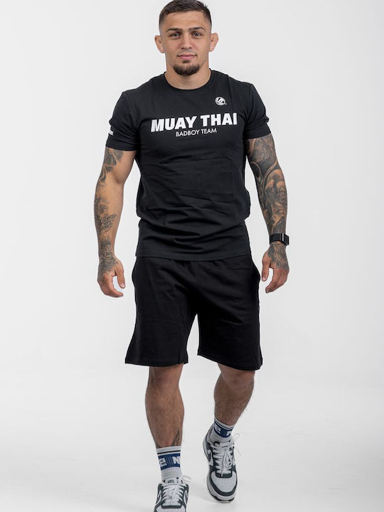 Bad Boy Short Sleeve Shirt BB-000022-100 for Muay Thai Black
