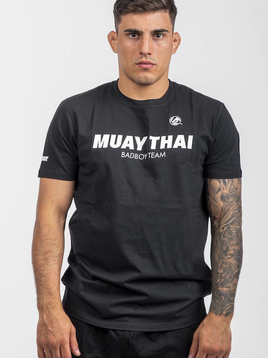 Bad Boy Short Sleeve Shirt BB-000022-100 for Muay Thai Black