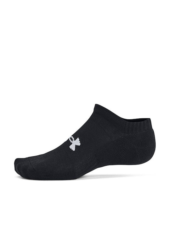 Under Armour Αθλητικές Κάλτσες Μαύρες 3 Ζεύγη