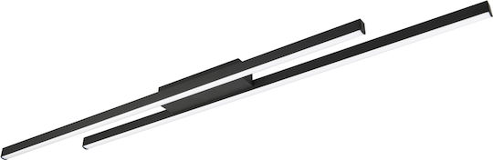 Trio Lighting Ceiling Mount Light Black with Integrated LED