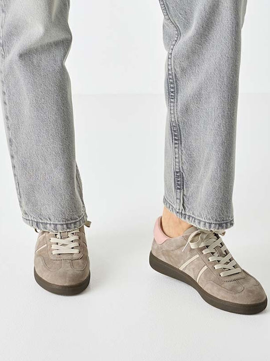 Damen Sneakers Taupe / Rose