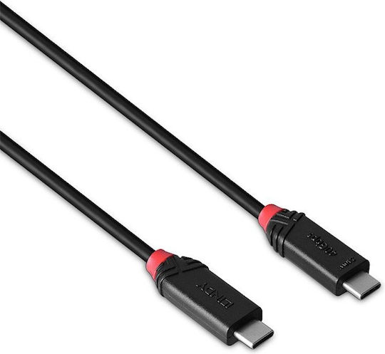 Lindy USB 4 Video Cable USB-C Male - USB-C 240W PD Black 2m