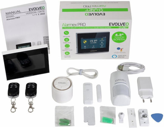 Evolveo Drahtlos Alarmsystem (Wi-Fi / GSM)